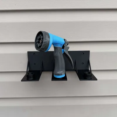 Giá treo tường sắp xếp đầu phun vòi tưới – Hệ 3 ngăn (Triple Holder)