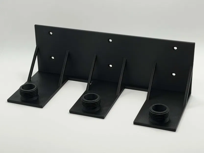 Giá treo tường sắp xếp đầu phun vòi tưới – Hệ 3 ngăn (Triple Holder) - Image 2