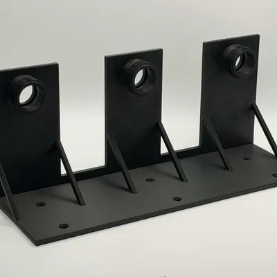 Giá treo tường sắp xếp đầu phun vòi tưới – Hệ 3 ngăn (Triple Holder)