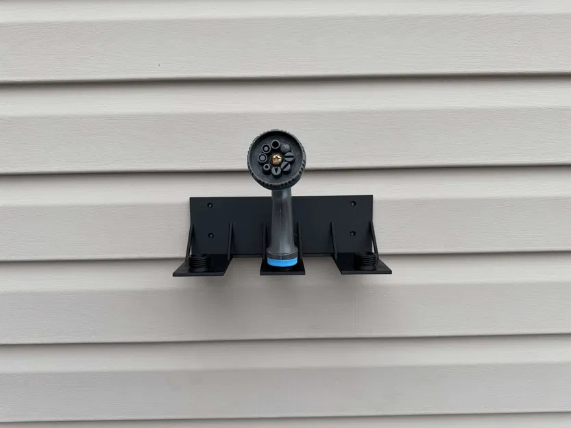 Giá treo tường sắp xếp đầu phun vòi tưới – Hệ 3 ngăn (Triple Holder) - Image 5