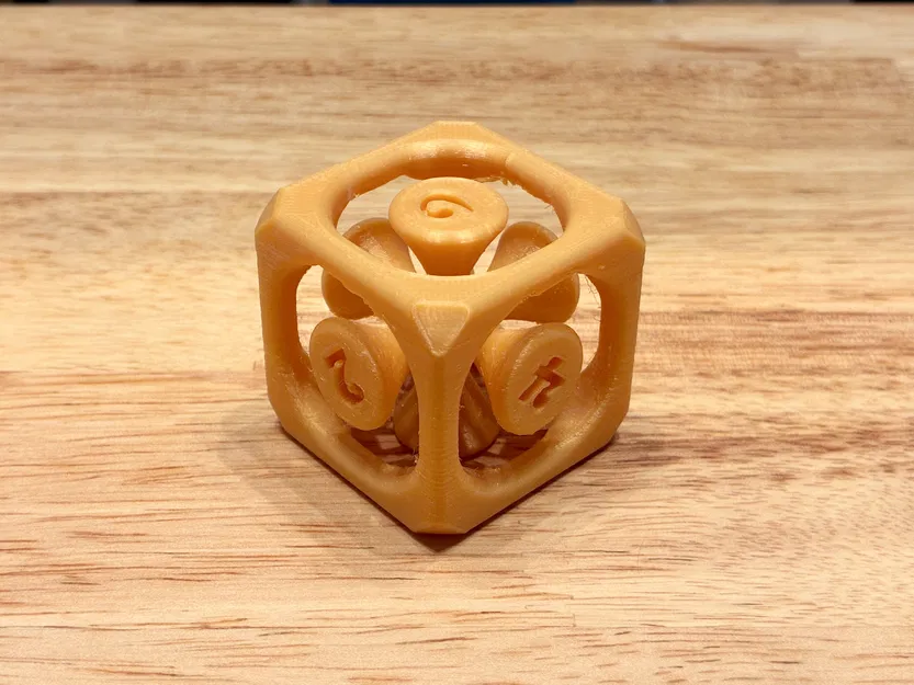 Khối Lập Phương 3D Độc Đáo - Mô Hình In TPU Tùy Biến - Image 1