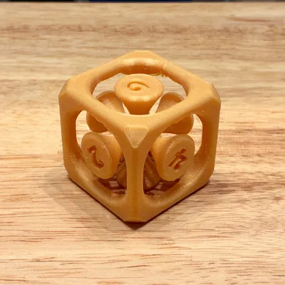 Khối Lập Phương 3D Độc Đáo - Mô Hình In TPU Tùy Biến