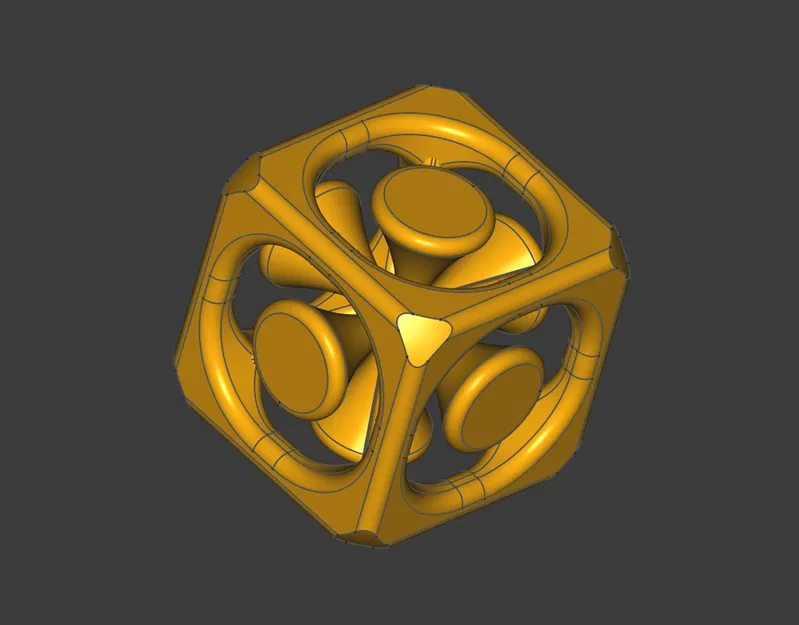 Khối Lập Phương 3D Độc Đáo - Mô Hình In TPU Tùy Biến - Image 2