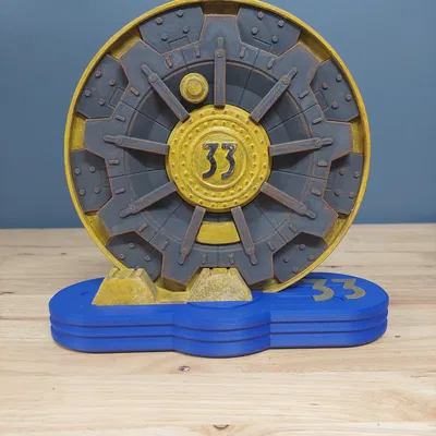 Kệ trưng bày Fallout 33 Vault Door Shelf Display