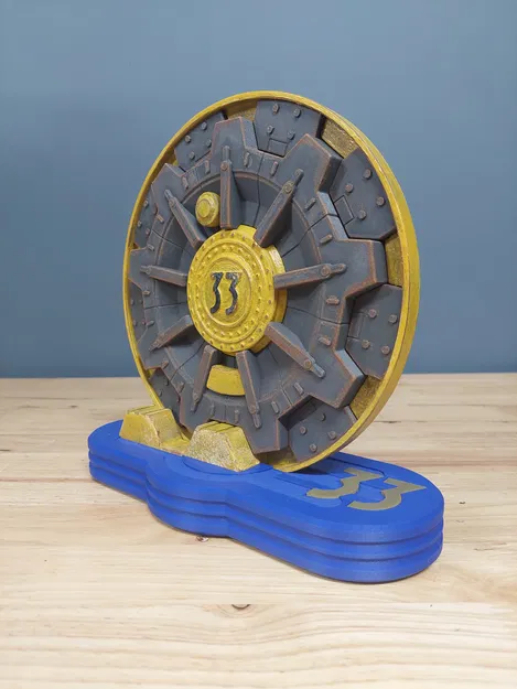 Kệ trưng bày Fallout 33 Vault Door Shelf Display - Image 2