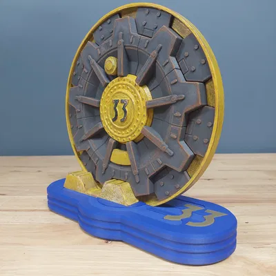Kệ trưng bày Fallout 33 Vault Door Shelf Display