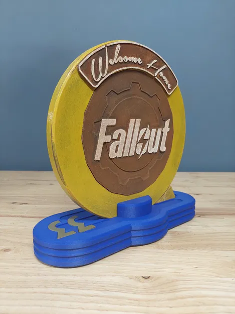 Kệ trưng bày Fallout 33 Vault Door Shelf Display - Image 3