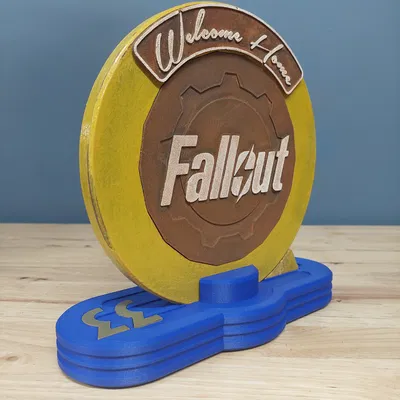 Kệ trưng bày Fallout 33 Vault Door Shelf Display