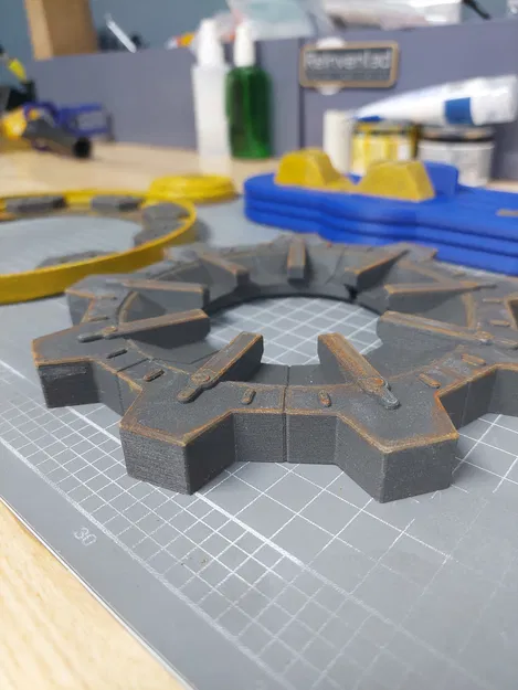 Kệ trưng bày Fallout 33 Vault Door Shelf Display - Image 7