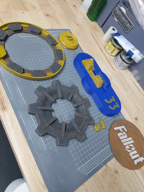 Kệ trưng bày Fallout 33 Vault Door Shelf Display - Image 10