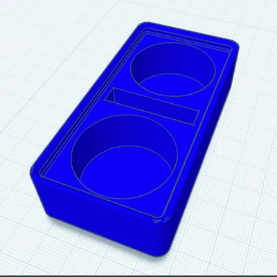 Khay đựng vật dụng Gridfinity 1x2x3 (gridfinity 1x2x3 supply holder)