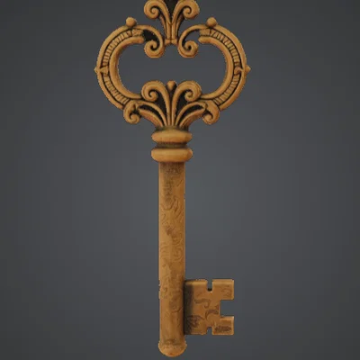 Chìa Khóa Cổ Điển Cầu Kỳ – Skeleton Key Vintage Trang Trí