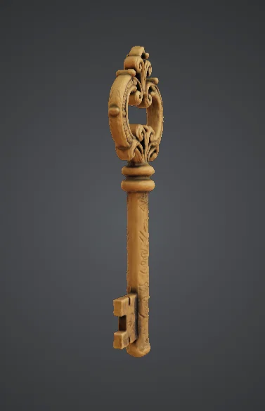 Chìa Khóa Cổ Điển Cầu Kỳ – Skeleton Key Vintage Trang Trí - Image 3