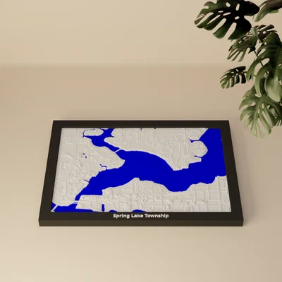 Spring Lake Township, Hoa Kỳ - Mô hình 3D thu nhỏ