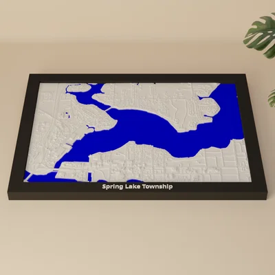 Spring Lake Township, Hoa Kỳ - Mô hình 3D thu nhỏ