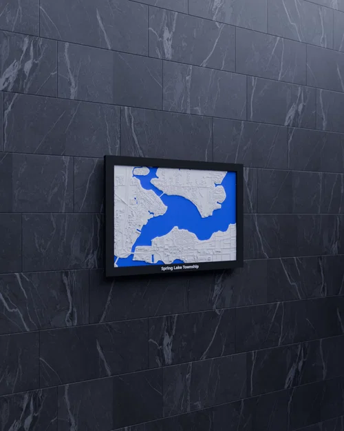 Spring Lake Township, Hoa Kỳ - Mô hình 3D thu nhỏ - Image 4