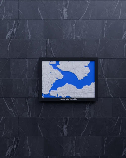 Spring Lake Township, Hoa Kỳ - Mô hình 3D thu nhỏ - Image 8