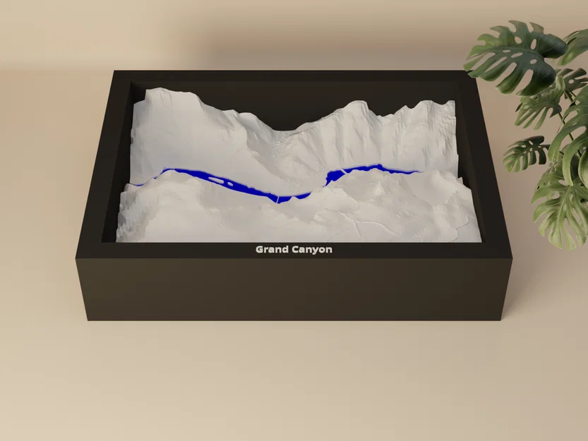 Grand Canyon, Hoa Kỳ - Mô hình thu nhỏ 3D - Image 1