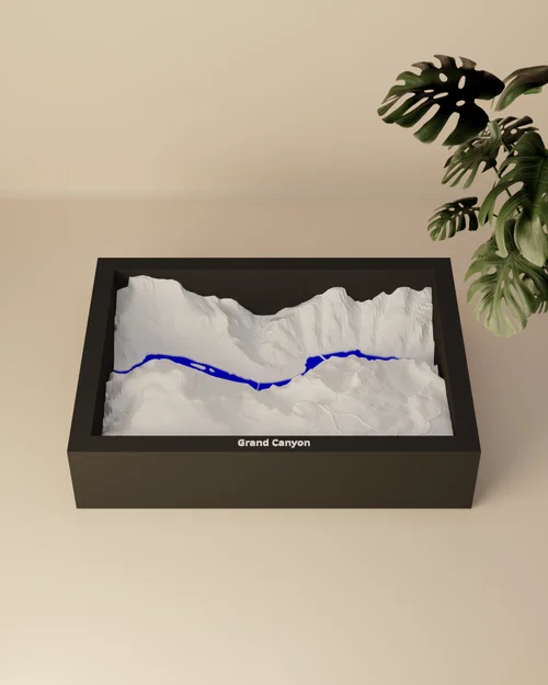 Grand Canyon, Hoa Kỳ - Mô hình thu nhỏ 3D - Image 3