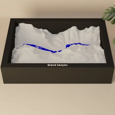 Grand Canyon, Hoa Kỳ - Mô hình thu nhỏ 3D