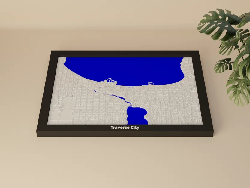 Traverse City, Hoa Kỳ - Mô hình thu nhỏ 3D - Image 1