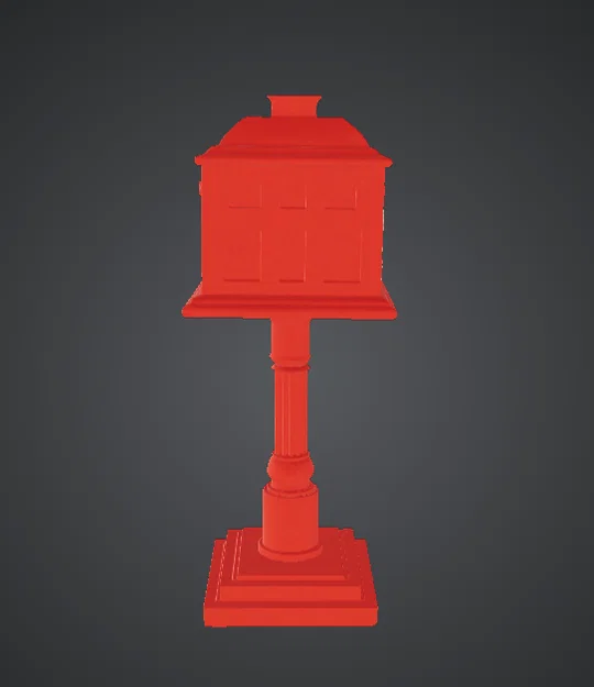 Hộp thư Giáng Sinh Letters to Santa – Mailbox trang trí lễ hội - Image 2