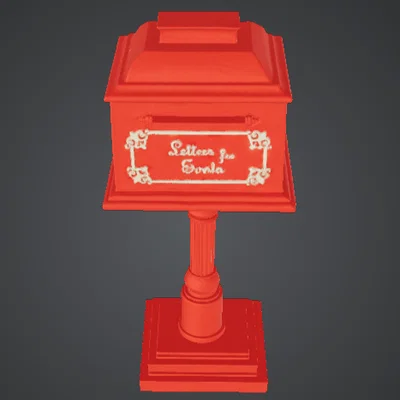 Hộp thư Giáng Sinh Letters to Santa – Mailbox trang trí lễ hội