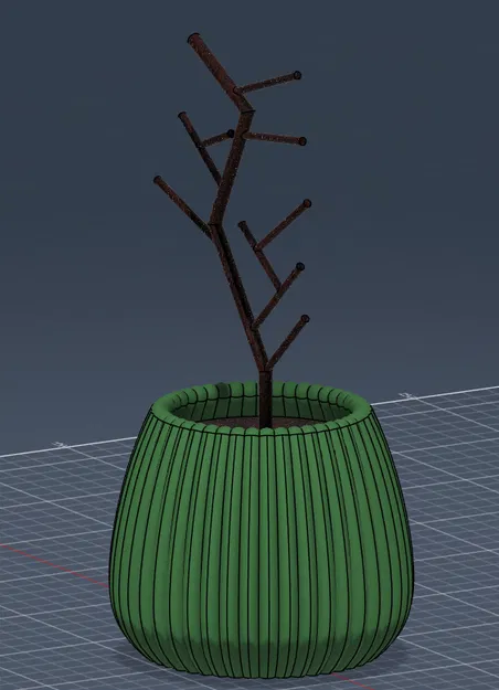 Bộ Chậu Gân Sọc Hiện Đại (Modern Ribbed Planter Collection) - Image 4