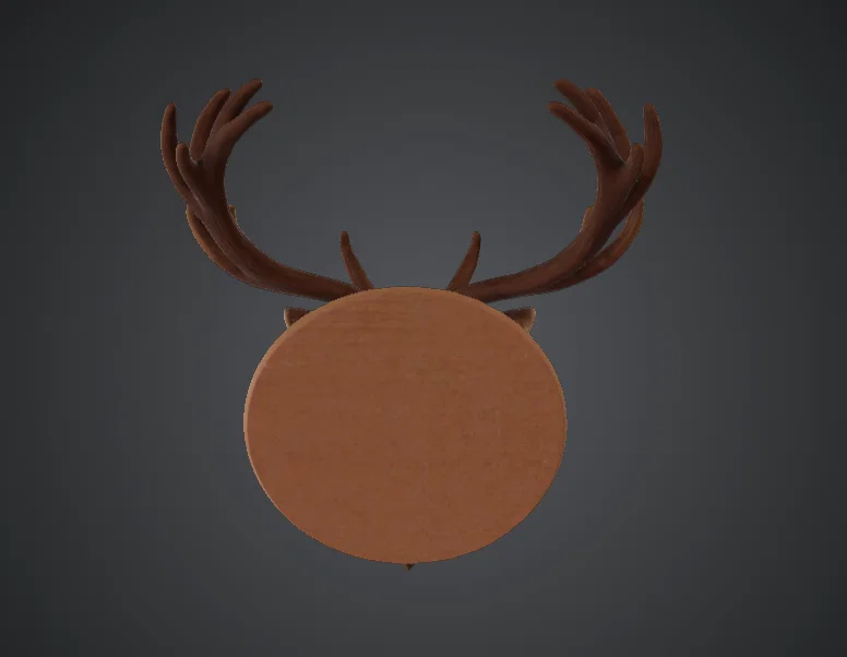 Đầu Nai Treo Tường – Bảng Plaque Wildlife Mộc Mạc (Mounted Stag Head Trophy) - Image 3