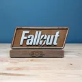 Trưng bày kệ logo Fallout cổ điển (Fallout Classic Logo Shelf Display) - Thumbnail 1