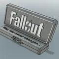 Trưng bày kệ logo Fallout cổ điển (Fallout Classic Logo Shelf Display) - Thumbnail 5