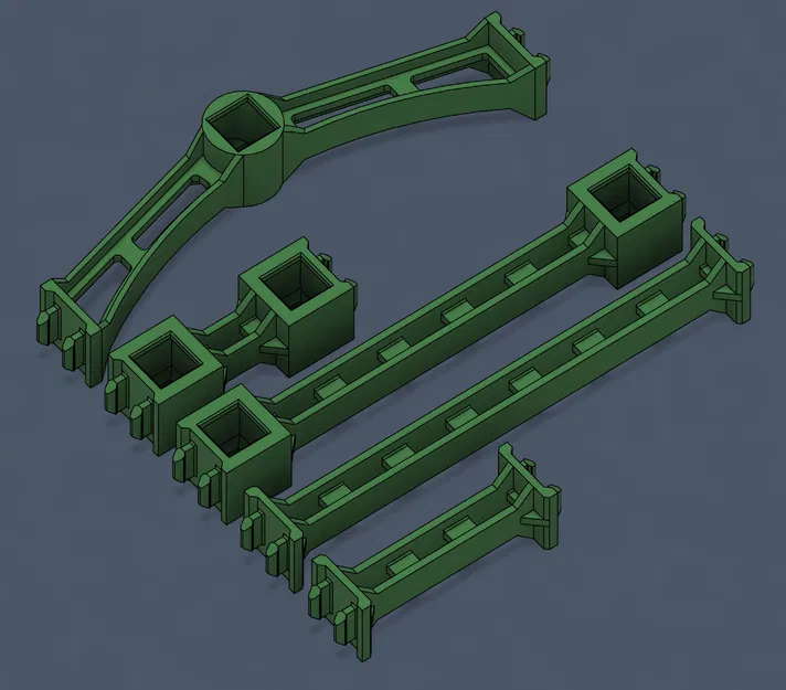 Rokenbok Girder Beams – Thanh dầm trang trí (thẳng, cong, half width) - Image 1