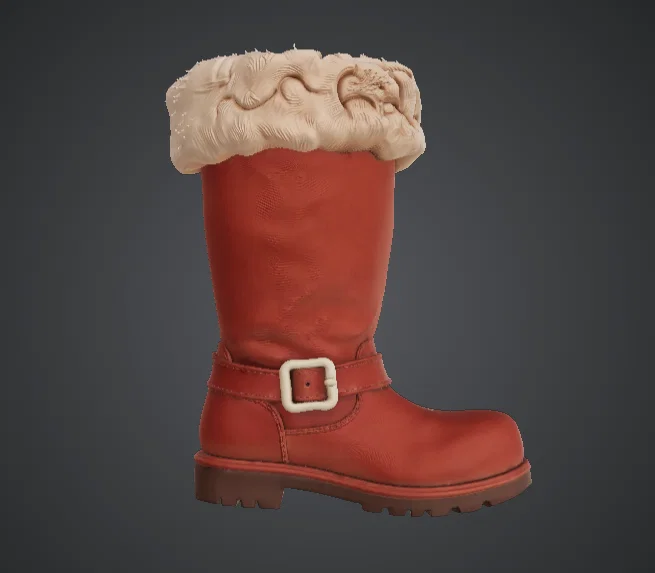 Ủng Ông Già Noel – Trang trí Giáng Sinh lễ hội (Santa Claus Boot) - Image 1