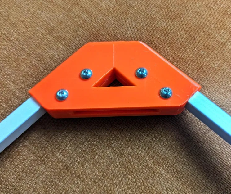 Khớp nối góc ống vuông siêu chắc | siết ốc cố định - Image 1