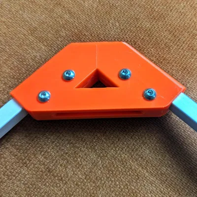 Khớp nối góc ống vuông siêu chắc | siết ốc cố định