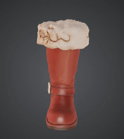 Ủng Ông Già Noel – Trang trí Giáng Sinh lễ hội (Santa Claus Boot) - Image 3