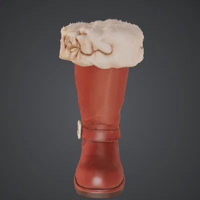 Ủng Ông Già Noel – Trang trí Giáng Sinh lễ hội (Santa Claus Boot)