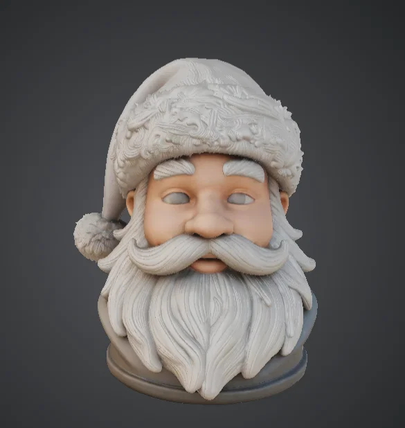 Tượng Bán Thân Ông Già Noel – Nhân Vật Giáng Sinh Chi Tiết - Image 1