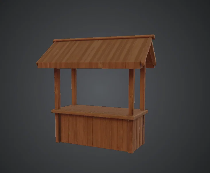 Gian Hàng Chợ Giáng Sinh – Quầy Gỗ Trưng Bày Lễ Hội - Image 2