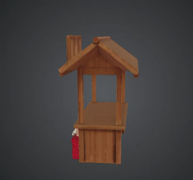 Gian Hàng Chợ Giáng Sinh – Quầy Gỗ Trưng Bày Lễ Hội - Image 3