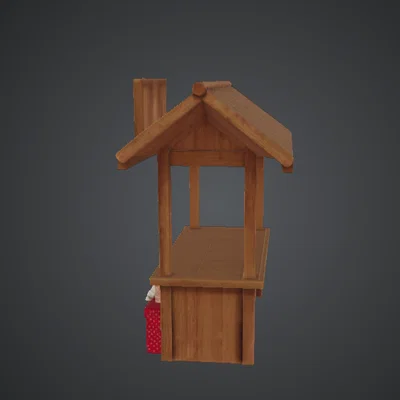 Gian Hàng Chợ Giáng Sinh – Quầy Gỗ Trưng Bày Lễ Hội