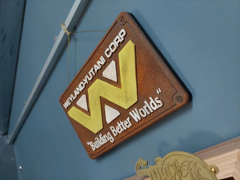 Bảng Treo Tường Weyland-Yutani (Weyland-Yutani Wall Plaque) - Image 2