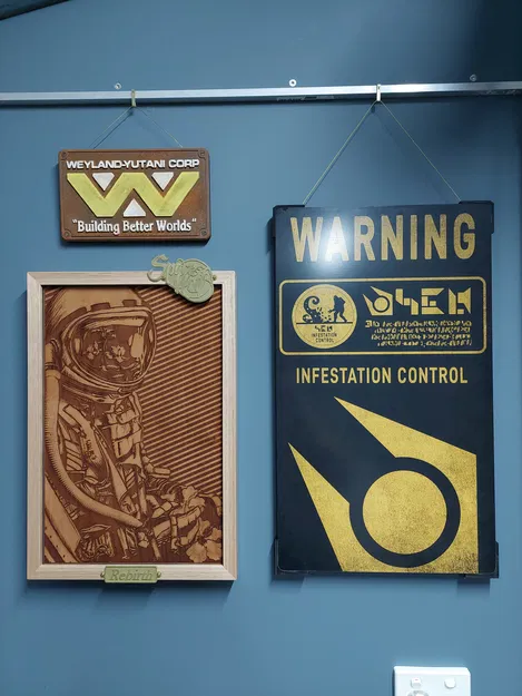 Bảng Treo Tường Weyland-Yutani (Weyland-Yutani Wall Plaque) - Image 4