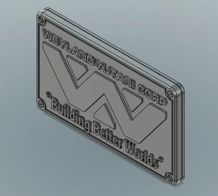 Bảng Treo Tường Weyland-Yutani (Weyland-Yutani Wall Plaque) - Image 6