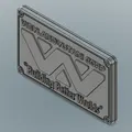 Bảng Treo Tường Weyland-Yutani (Weyland-Yutani Wall Plaque) - Thumbnail 6