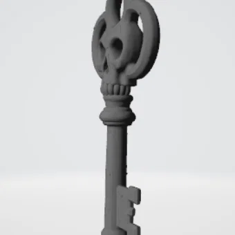 Chìa Khóa Xương Sọ – Skull Skeleton Key Phong Cách Gothic Fantasy