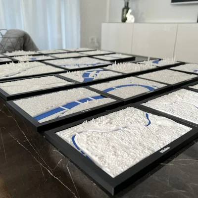 Prisoners Harbor, Santa Cruz Island, Hoa Kỳ - Mô hình 3D thu nhỏ