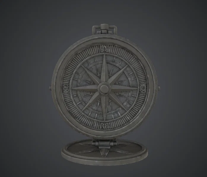 La Bàn Hoa Gió Cổ Điển – Dụng Cụ Định Hướng Vintage - Image 1