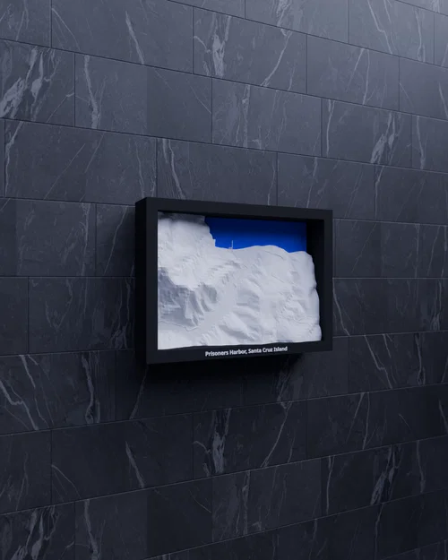 Prisoners Harbor, Santa Cruz Island, Hoa Kỳ - Mô hình 3D thu nhỏ - Image 5