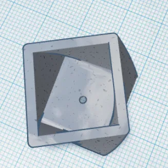 Chậu cây xoắn ốc nhỏ phong cách tối giản hiện đại